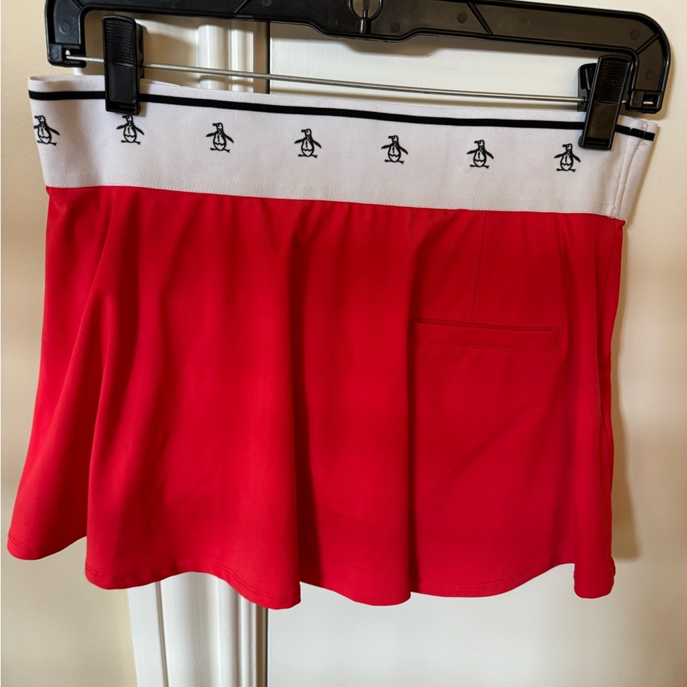 Penguin red tennis skirt size small